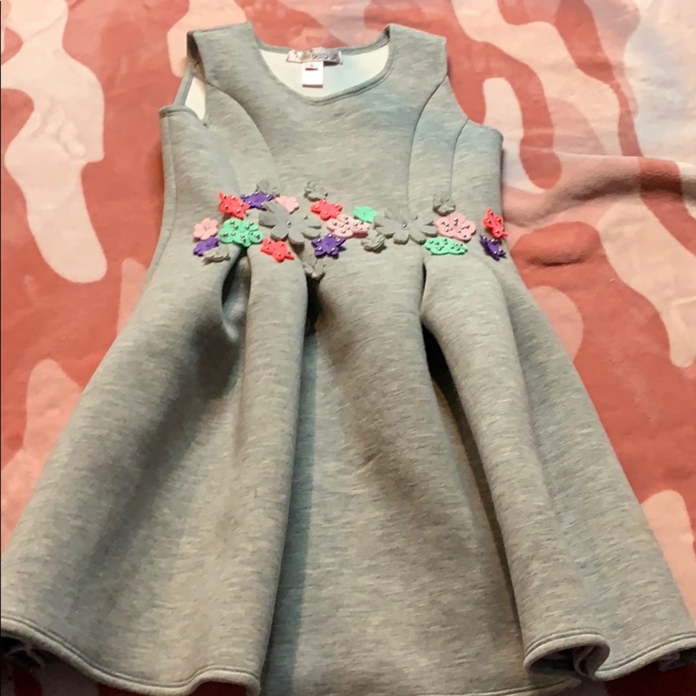 cute dress with flowers across the waist